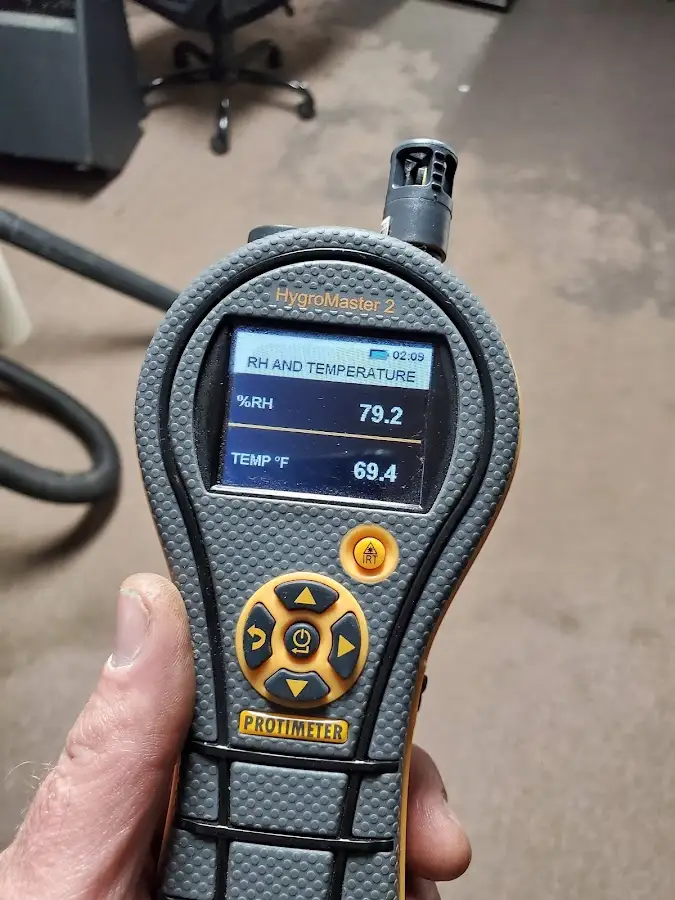 Moisture meter humidity assessment for Mold Remediation & Removal in Blackstone